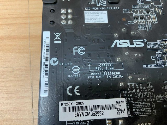 Asus - rtx 7250x 2gd5 - videokaart - afbeelding 3 van  3