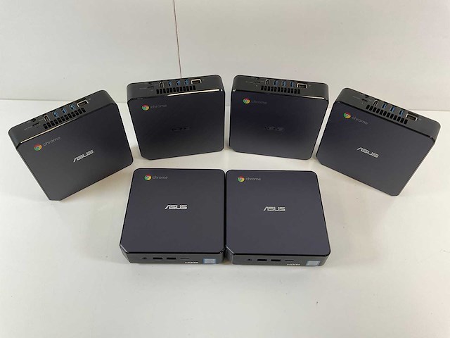Asus 3, core(tm) i7 8th gen, 16 gb ram, 128 gb ssd chromeboxes (6x) - afbeelding 1 van  8