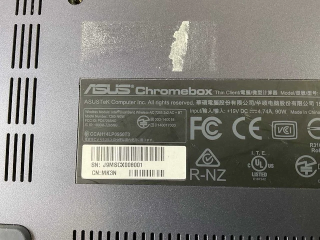 Asus (7265 ngw), core i7 8th gen, 16 gb ram, 64 gb ssd chromeboxes (10x) - afbeelding 4 van  19
