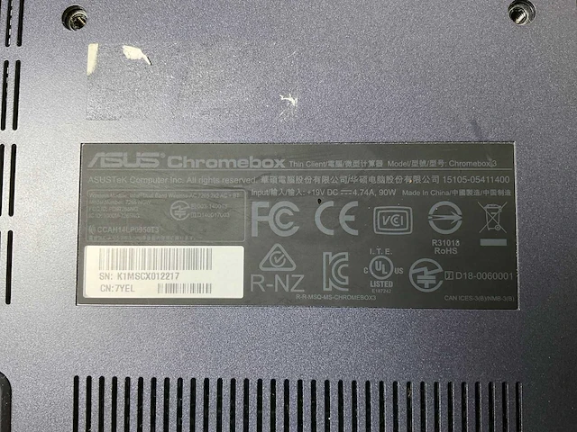 Asus (7265 ngw), core i7 8th gen, 16 gb ram, 64 gb ssd chromeboxes (10x) - afbeelding 6 van  19