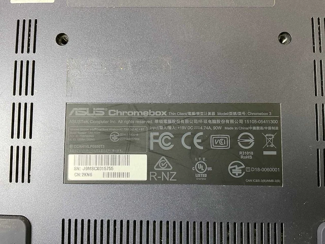 Asus (7265 ngw), core i7 8th gen, 16 gb ram, 64 gb ssd chromeboxes (10x) - afbeelding 7 van  19