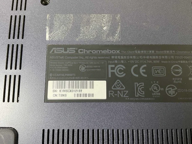 Asus (7265 ngw), core i7 8th gen, 16 gb ram, 64 gb ssd chromeboxes (10x) - afbeelding 3 van  20