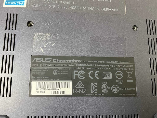 Asus (7265 ngw), core i7 8th gen, 16 gb ram, 64 gb ssd chromeboxes (10x) - afbeelding 5 van  20