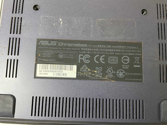 Asus (7265 ngw), core i7 8th gen, 16 gb ram, 64 gb ssd chromeboxes (10x) - afbeelding 9 van  20