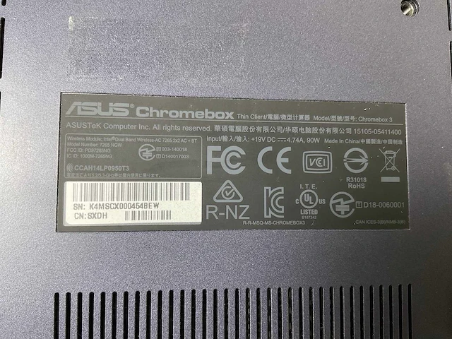 Asus (7265 ngw), core i7 8th gen, 16 gb ram, 64 gb ssd chromeboxes (10x) - afbeelding 10 van  20