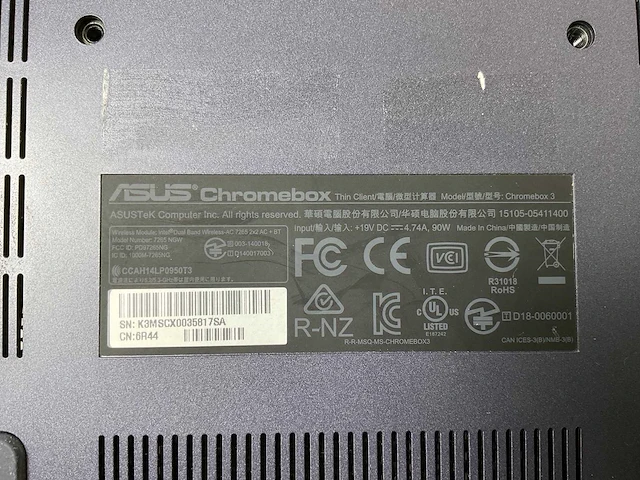 Asus (7265 ngw), core i7 8th gen, 16 gb ram, 64 gb ssd chromeboxes (10x) - afbeelding 13 van  20
