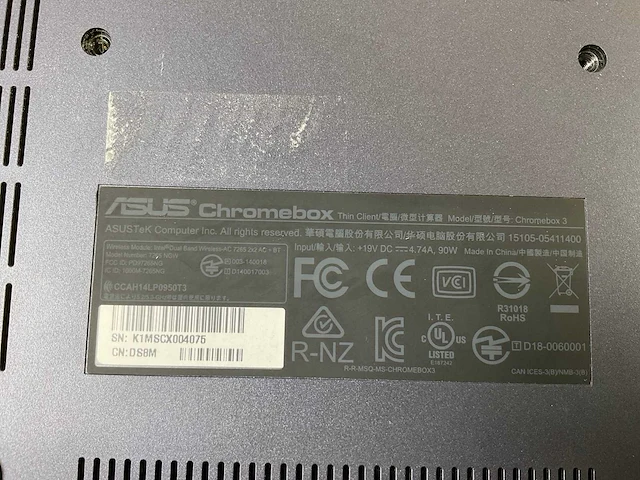 Asus (7265 ngw), core i7 8th gen, 16 gb ram, 64 gb ssd chromeboxes (10x) - afbeelding 4 van  20