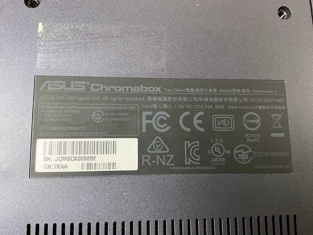 Asus (7265 ngw), core i7 8th gen, 16 gb ram, 64 gb ssd chromeboxes (10x) - afbeelding 6 van  20