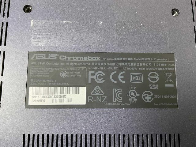 Asus (7265 ngw), core i7 8th gen, 16 gb ram, 64 gb ssd chromeboxes (10x) - afbeelding 8 van  20