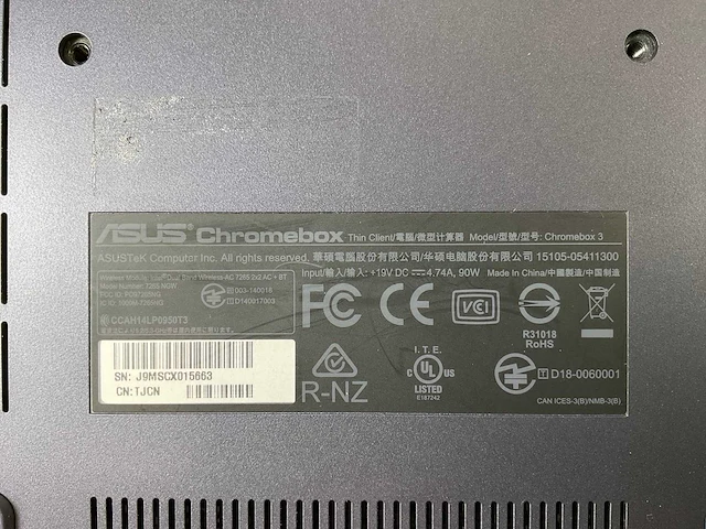 Asus (7265 ngw), core i7 8th gen, 16 gb ram, 64 gb ssd chromeboxes (10x) - afbeelding 10 van  19