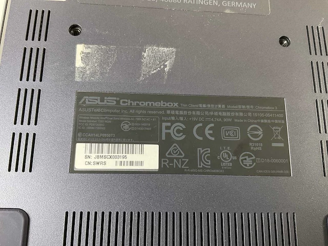 Asus (7265 ngw), core i7 8th gen, 16 gb ram, 64 gb ssd chromeboxes (10x) - afbeelding 3 van  19