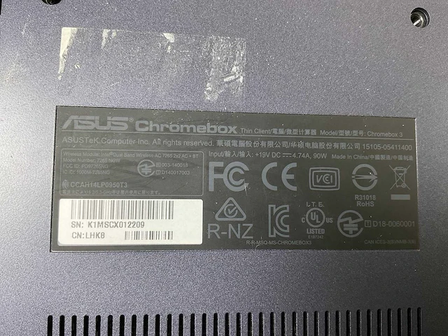 Asus (7265 ngw), core i7 8th gen, 16 gb ram, 64 gb ssd chromeboxes (10x) - afbeelding 6 van  19