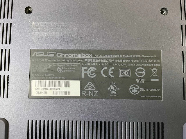 Asus (7265 ngw), core i7 8th gen, 16 gb ram, 64 gb ssd chromeboxes (5x) - afbeelding 2 van  11