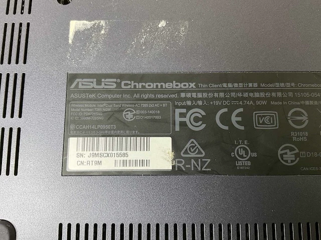 Asus (7265 ngw), core i7 8th gen, 16 gb ram, 64 gb ssd chromeboxes (5x) - afbeelding 3 van  15