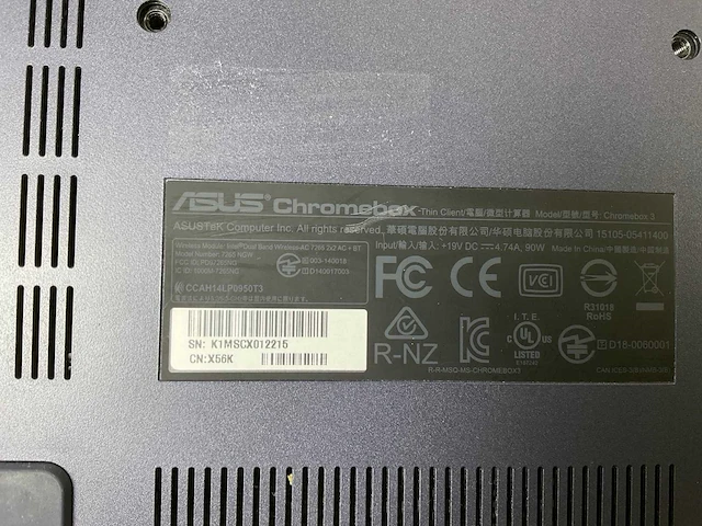 Asus (7265 ngw), core i7 8th gen, 16 gb ram, 64 gb ssd chromeboxes (5x) - afbeelding 4 van  15