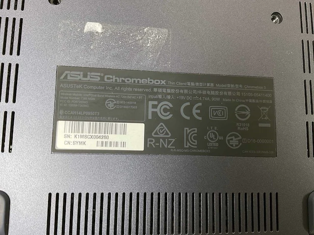 Asus (7265 ngw), core i7 8th gen, 16 gb ram, 64 gb ssd chromeboxes (5x) - afbeelding 5 van  15