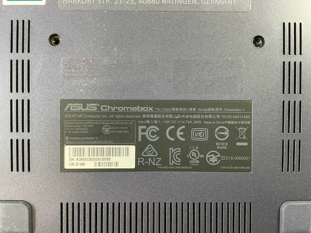 Asus (7265 ngw), core i7 8th gen, 16 gb ram, 64 gb ssd chromeboxes (5x) - afbeelding 3 van  15