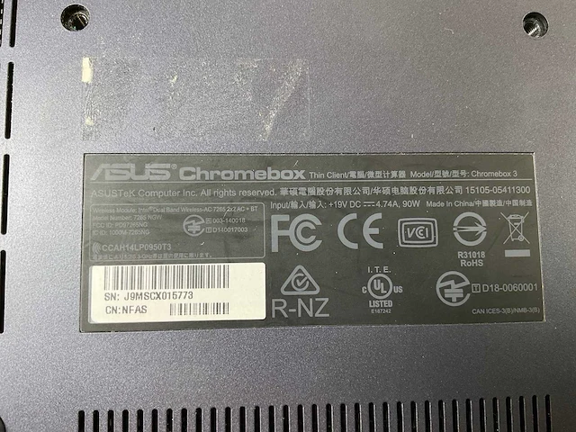 Asus (7265 ngw), core i7 8th gen, 16 gb ram, 64 gb ssd chromeboxes (5x) - afbeelding 6 van  15