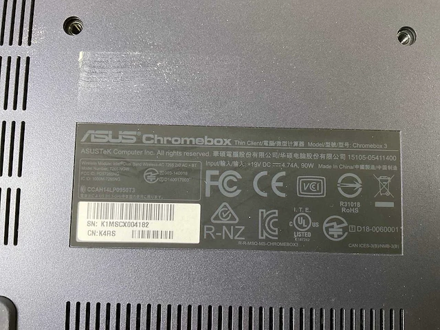 Asus (7265 ngw), core i7 8th gen, 16 gb ram, 64 gb ssd chromeboxes (5x) - afbeelding 4 van  15