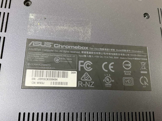 Asus (7265 ngw), core i7 8th gen, 16 gb ram, 64 gb ssd chromeboxes (5x) - afbeelding 7 van  15