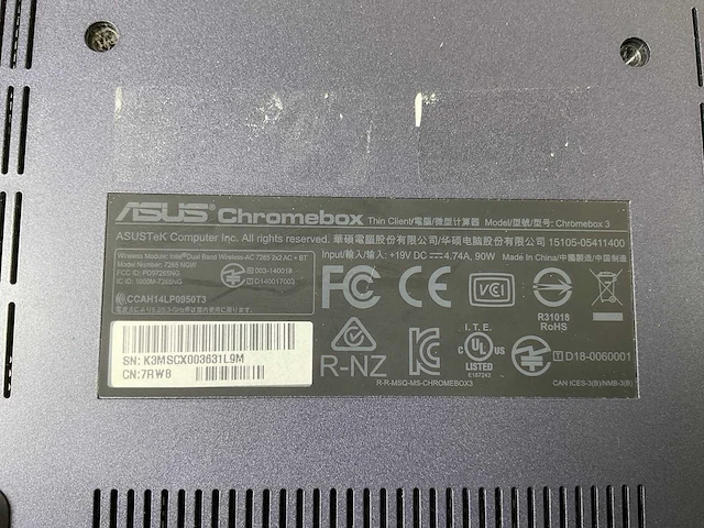Asus (7265 ngw), core i7 8th gen, 16 gb ram, 64 gb ssd chromeboxes (5x) - afbeelding 6 van  15
