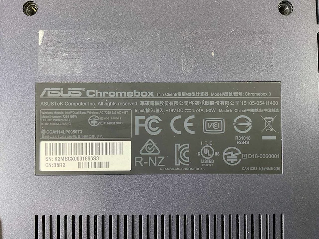 Asus (7265 ngw), core i7 8th gen, 16 gb ram, 64 gb ssd chromeboxes (5x) - afbeelding 4 van  15