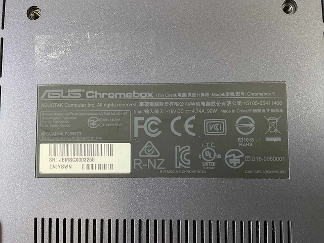 Asus (7265 ngw), core i7 8th gen, 16 gb ram, 64 gb ssd chromeboxes (5x) - afbeelding 5 van  13