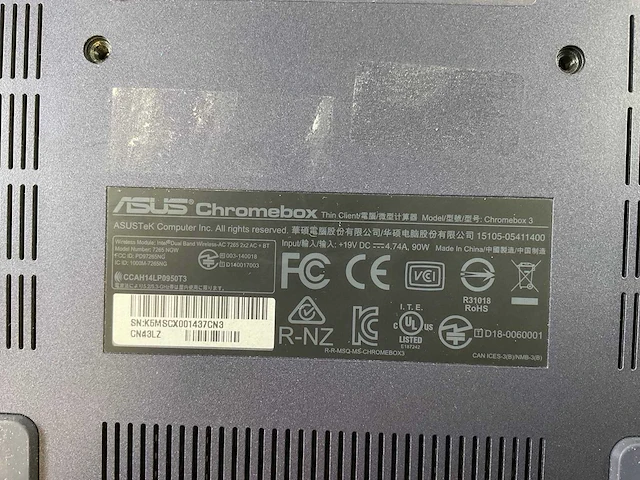 Asus (7265 ngw), core i7 8th gen, 16 gb ram, 64 gb ssd chromeboxes (5x) - afbeelding 3 van  14