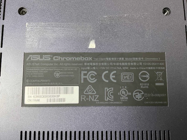 Asus (7265 ngw), core i7 8th gen, 16 gb ram, 64 gb ssd chromeboxes (5x) - afbeelding 3 van  15