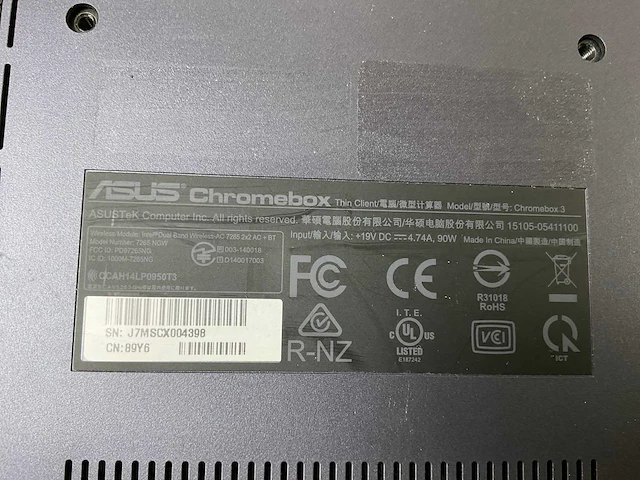 Asus (7265 ngw), core i7 8th gen, 16 gb ram, 64 gb ssd chromeboxes (5x) - afbeelding 6 van  15