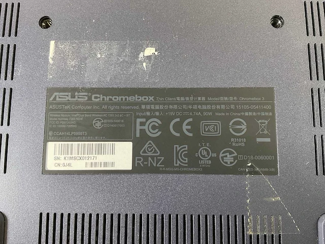 Asus (7265 ngw), core i7 8th gen, 16 gb ram, 64 gb ssd chromeboxes (5x) - afbeelding 7 van  15