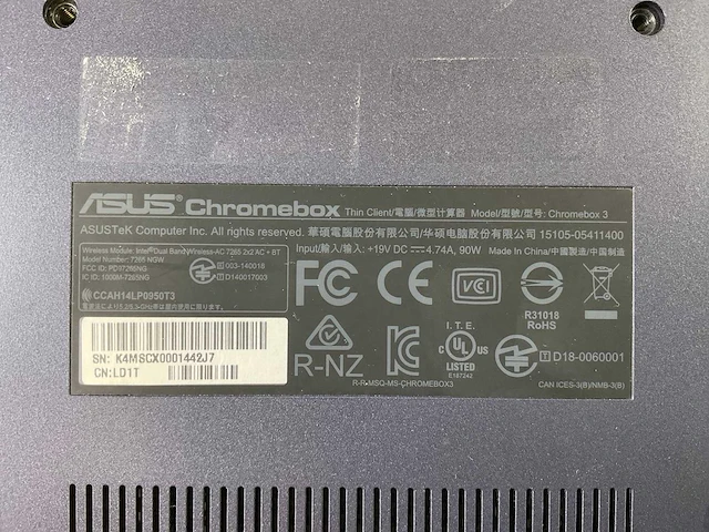 Asus (7265 ngw), core i7 8th gen, 16 gb ram, 64 gb ssd chromeboxes (5x) - afbeelding 7 van  15