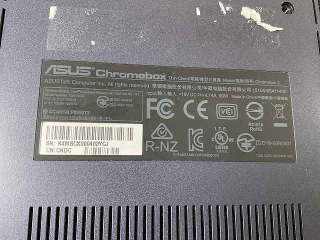 Asus (7265 ngw), core i7 8th gen, 16 gb ram, 64 gb ssd chromeboxes (5x) - afbeelding 4 van  13