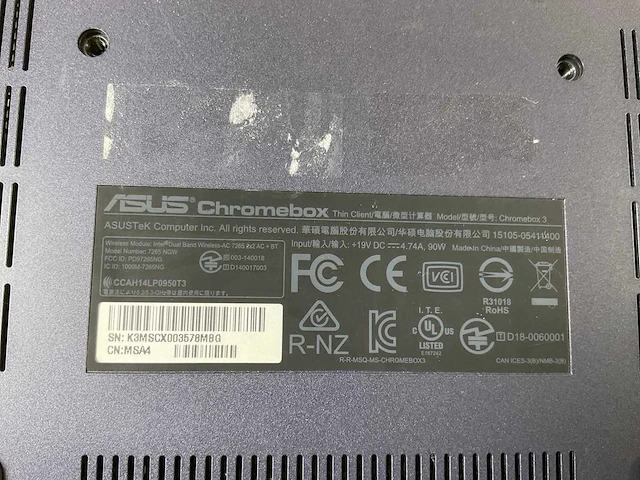 Asus (7265 ngw), core i7 8th gen, 16 gb ram, 64 gb ssd chromeboxes (5x) - afbeelding 6 van  15
