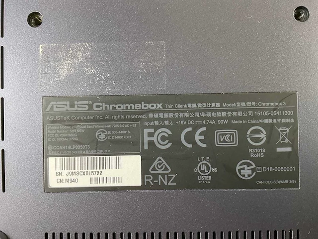 Asus (7265 ngw), core i7 8th gen, 16 gb ram, 64 gb ssd chromeboxes (5x) - afbeelding 6 van  14