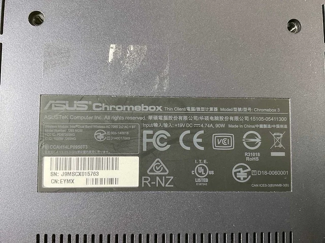 Asus (7265 ngw), core i7 8th gen, 16 gb ram, 64 gb ssd chromeboxes (5x) - afbeelding 6 van  15