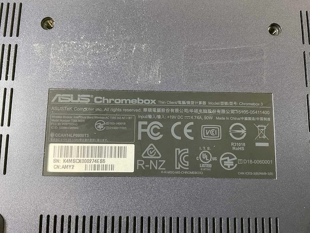 Asus (7265 ngw), core i7 8th gen, 16 gb ram, 64 gb ssd chromeboxes (5x) - afbeelding 6 van  15