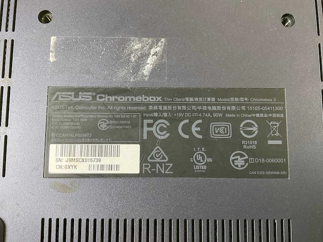 Asus (7265 ngw), core i7 8th gen, 16 gb ram, 64 gb ssd chromeboxes (5x) - afbeelding 7 van  15