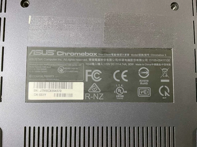 Asus (7265 ngw), core i7 8th gen, 16 gb ram, 64 gb ssd chromeboxes (5x) - afbeelding 7 van  15