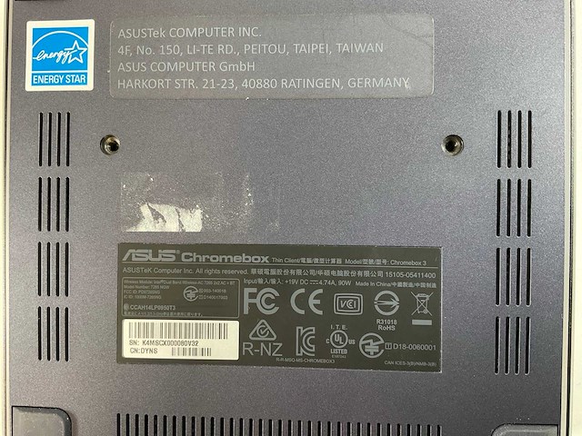 Asus 7265 ngw, core i7 8th gen, 16 gb ram, 64 gb ssd chromeboxes (6x) - afbeelding 3 van  13