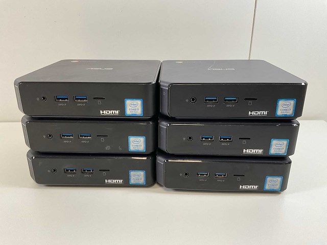 Asus 7265 ngw, core i7 8th gen, 16 gb ram, 64 gb ssd chromeboxes (6x) - afbeelding 1 van  13