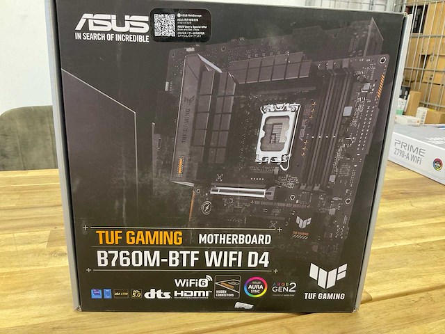 Asus b760m-btf wifi d4 moederbord - afbeelding 1 van  2