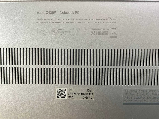 Asus c436f 14”, core(tm) i7 10th gen, 16 gb ram, 256 gb ssd touchscreen chromebook - afbeelding 7 van  7
