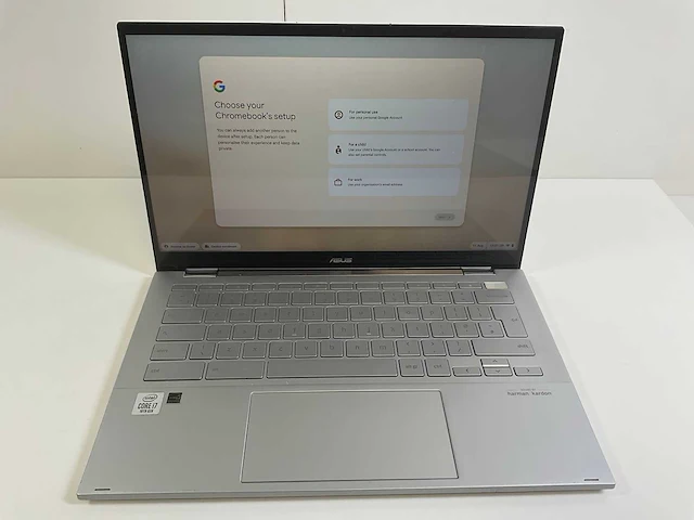 Asus c436f 14”, core(tm) i7 10th gen, 16 gb ram, 256 gb ssd touchscreen chromebook - afbeelding 1 van  7