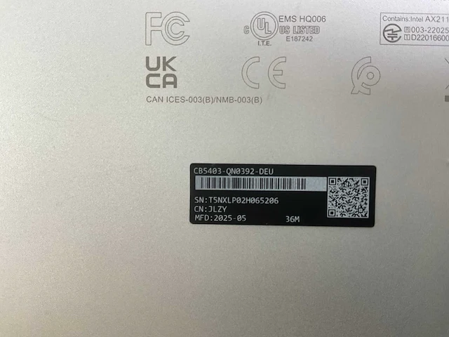 Asus cb5403cm 14”, core(tm) i5-155u, 32 gb ram, 512 gb ssd chromebook - afbeelding 7 van  7