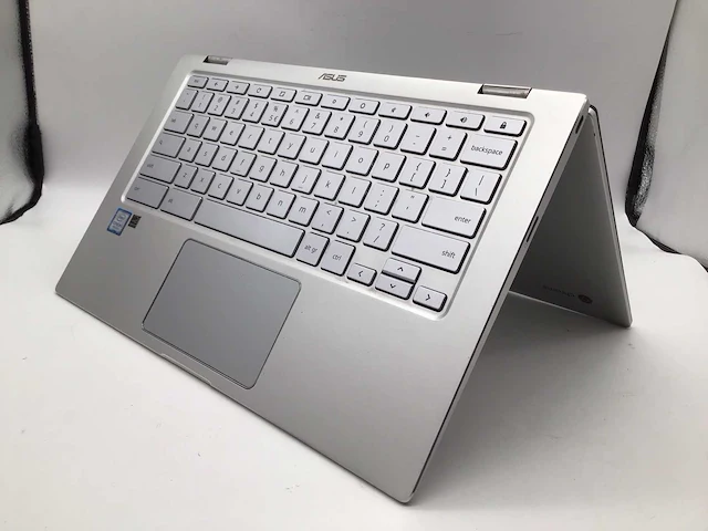 Asus chromebook flip 360 c343t touch laptop - afbeelding 6 van  10