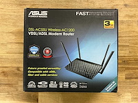 Asus dsl-ac55u wireless-ac1200 modem router - afbeelding 1 van  2