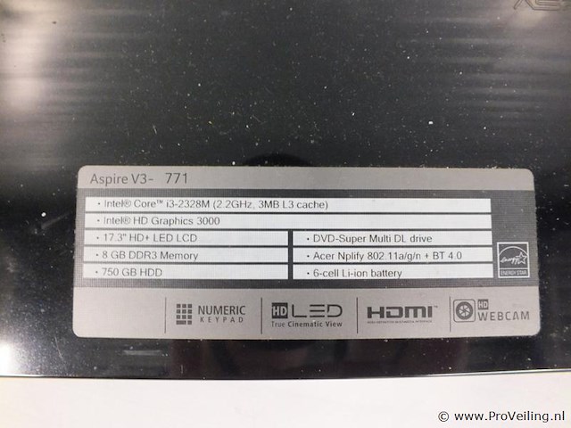 Asus laptop - afbeelding 2 van  3