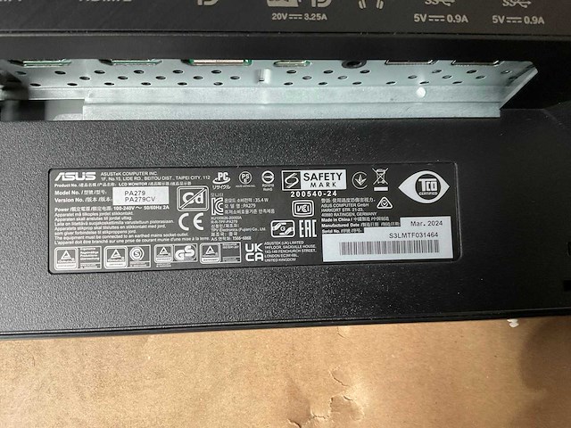 Asus monitor (4x) - afbeelding 15 van  27