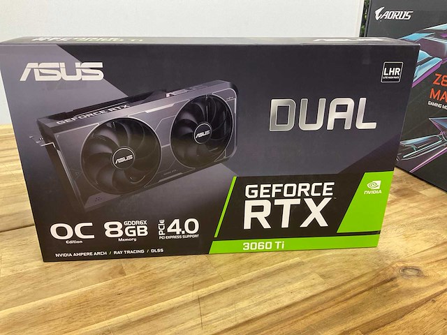 Asus nvidia geforce rtx 3060 ti videokaart - afbeelding 1 van  4